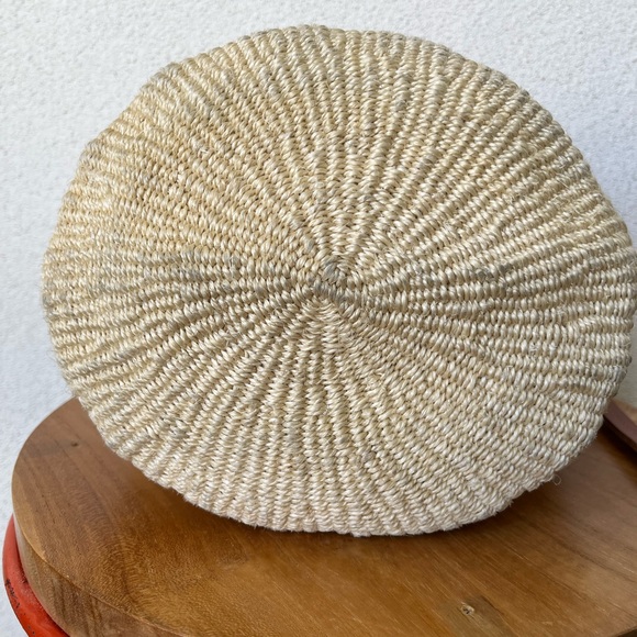 Cream and Brown Crossbody Bag with Woven Texture - Picture 6 of 8